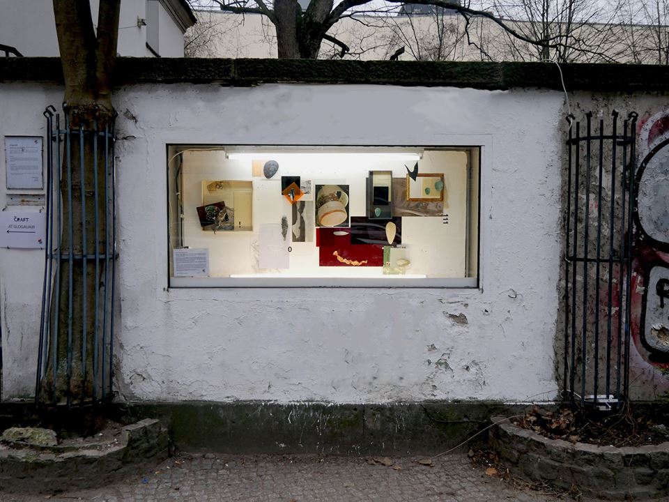 Artist Bohyeon Kim exhibits work in the Showcase Gallery outside of GlogauAIR Berlin