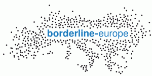 logo logo of the not for profit group borderline europe - Menschenrechte ohne Grenzen e.V. that fights for human rights in Europe