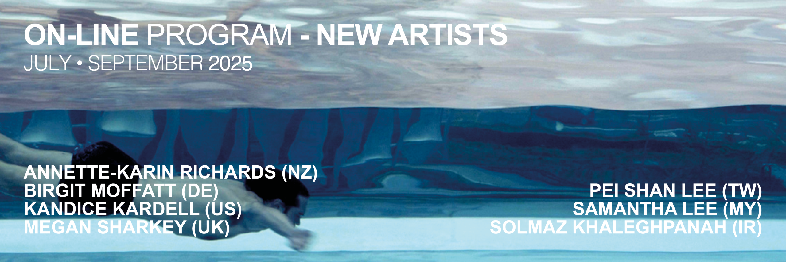 GlogauAIR online residency program artists q3 2025