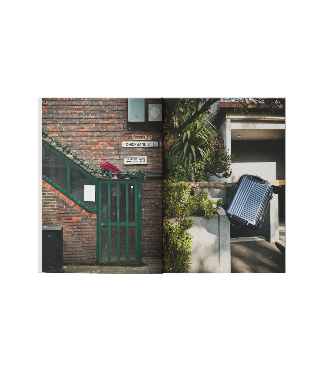'Residue' zine layout 1