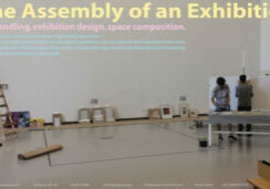 The Assembly of an Exhibition_Workshop